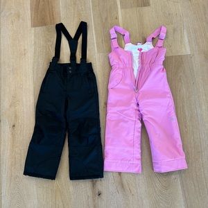 Girls Ski Pants set - Obermeyer & Mountain Warehouse 4T 3T